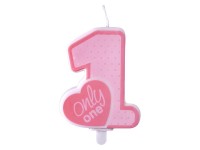 Only One Cake Candle Pink