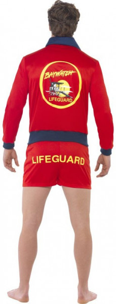 Red lifeguard men's costume
