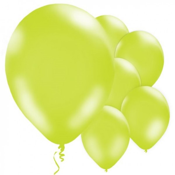10 mei groene ballonnen Passion 28cm