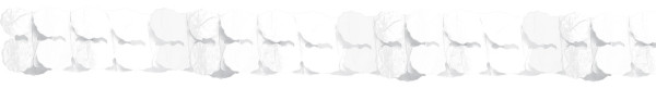 Guirlande décorative en papier blanc 3.65m