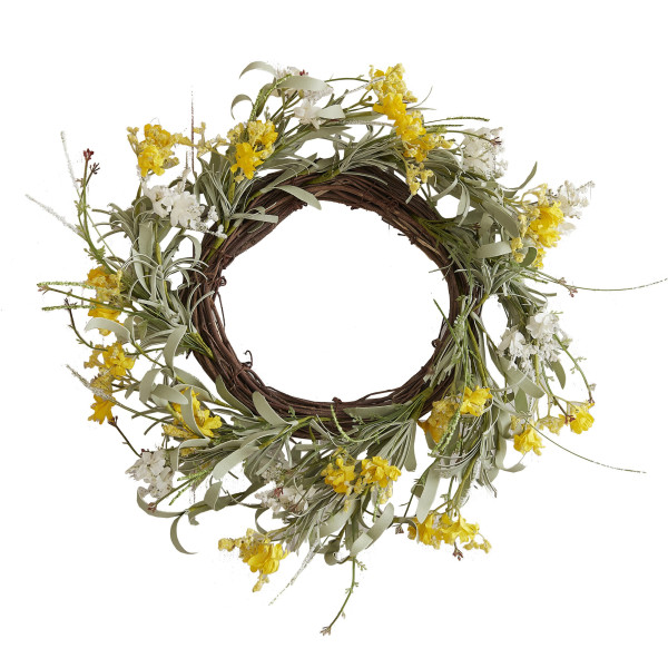 Spring wreath yellow 40cm
