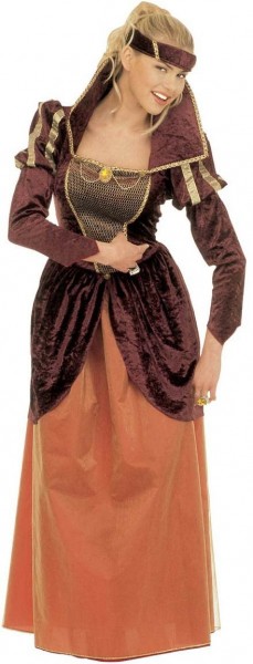 Costume da donna medievale Lady Mariella