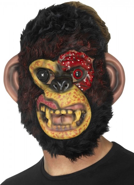 Máscara de mono zombie de terror