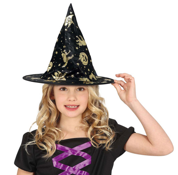 Halloween Hexenhut für Kinder