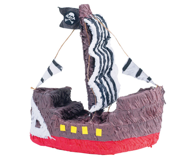 Grand bateau pirate Pinata 40x38cm