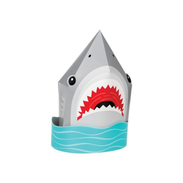 Pantalla de mesa 3D tiburón peligroso