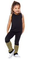 Preview: Bee leg warmers for children