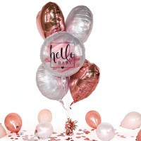 Vorschau: Heliumballon in der Box Welcome to the World, Baby Girl!