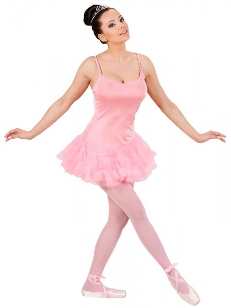 Klassisk rosa Bellerina damklänning 2