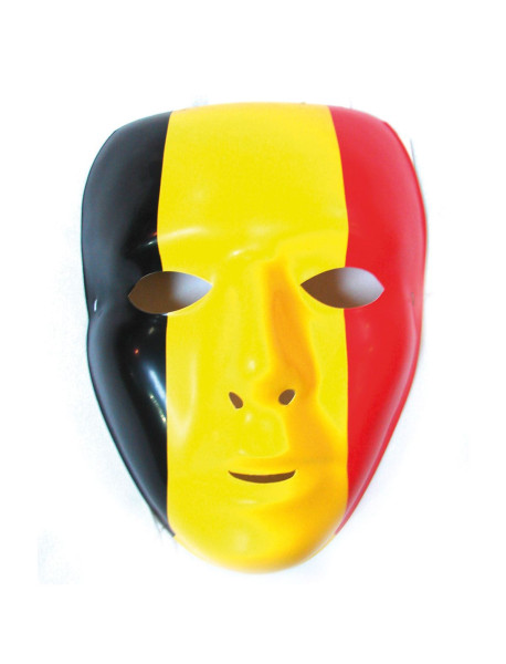 Masque de football aux couleurs de la Belgique
