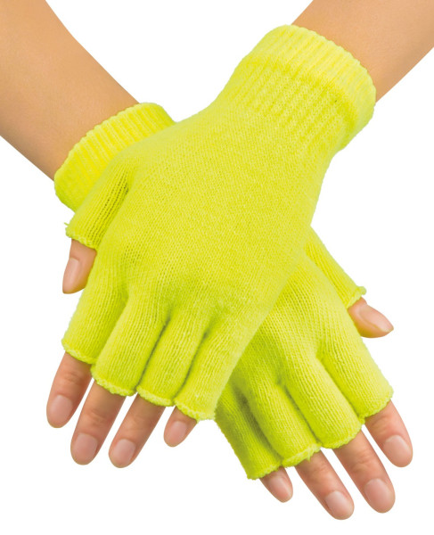 Neon Gelbe Handschuhe Fingerlos