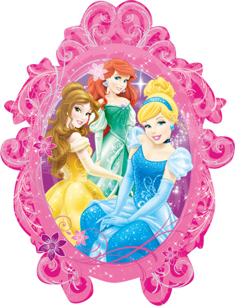 Folie ballon Disney Princesses spejl