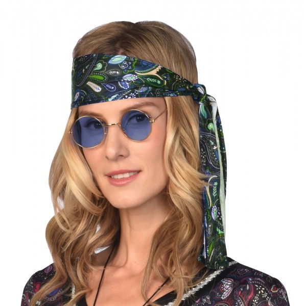 Blå hippie briller Sonja