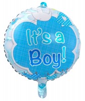 Folienballon It´s A Boy rund 43cm