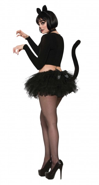 Cat costume tutu with cat tail