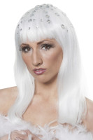 Angel wig with rhinestones