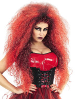 Gigantic red devil wig