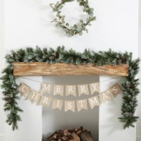 Ghirlanda rustica di abete natalizio 2,7m