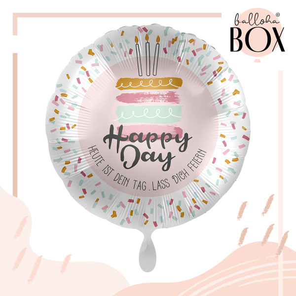 Balloha Geschenkbox DIY Happy Day Cake XL
