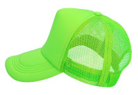Widok: Klasyczna czapka z daszkiem w kolorze neonowej zieleni