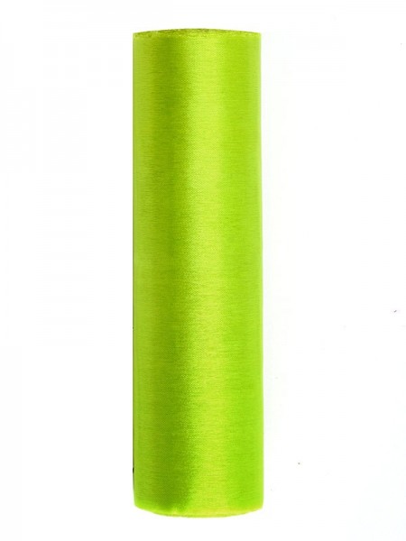 Tela de organza Julie verde claro 9m x 16cm
