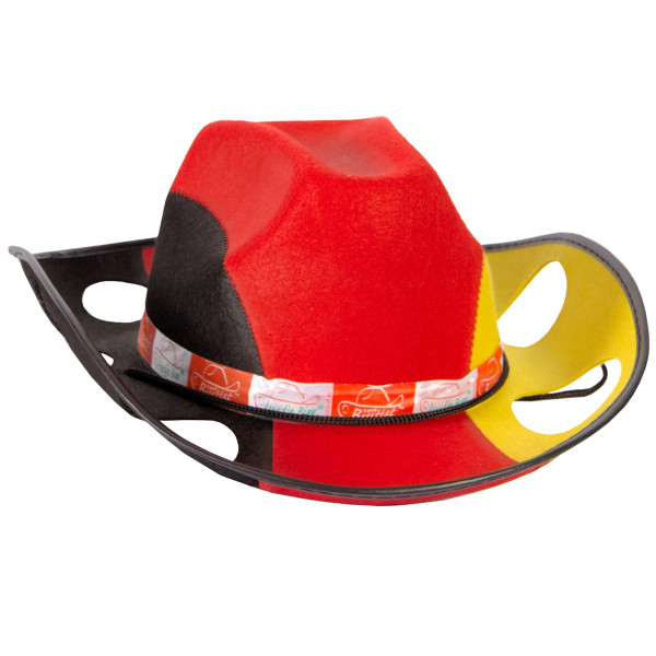 Cowboy hat Germany with beer holder