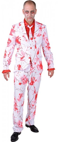Blodig affärsman kostym 2