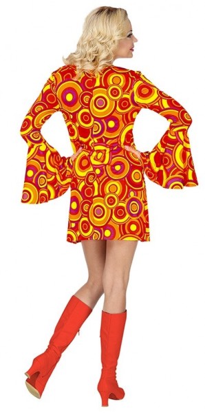 Costume femme Disco Fever Casey orange 3