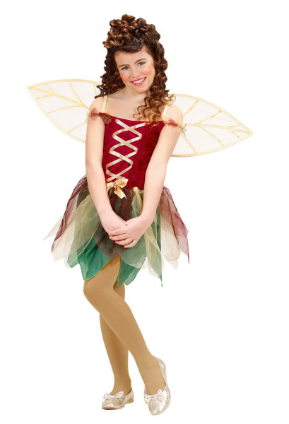 Lilla fairy skogen dotter barn kostym