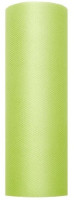 Preview: Tulle fabric Luna light green 9m x 15cm