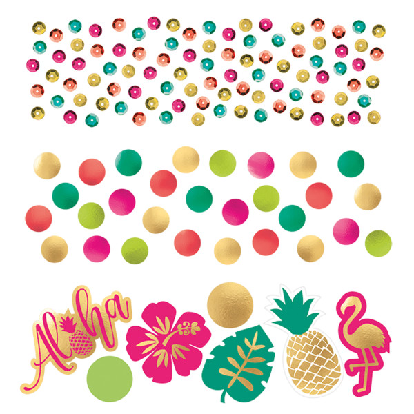 Confettis décoratifs tropicaux 34g