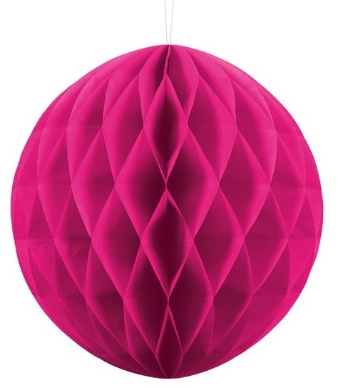 Honeycomb ball Lumina magenta 30cm