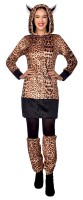 Leoparden Kostüm Katja mit Kapuze