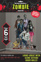 2 Poster muraux XXL Famille Zombie 1,65mx 85cm