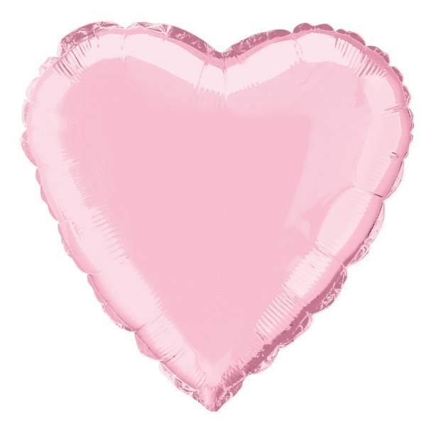 True Love pink heart balloon
