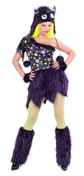 Crazy Alien Ladies Costume Purple