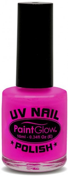 UV nail polish neon magenta