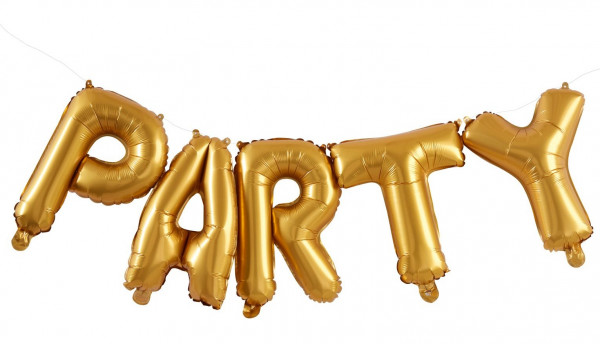 Golden Party Mix & Match foil balloon 2.5m