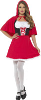 Oversigt: Sweet Little Red Riding Hood mini kjole
