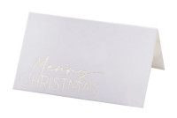 Vorschau: 10 Elegante Weihnacht Tischkarten 8 x 6,5cm