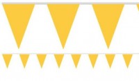 Aperçu: Guirlande de fanions jaune Garden Party 4,5m