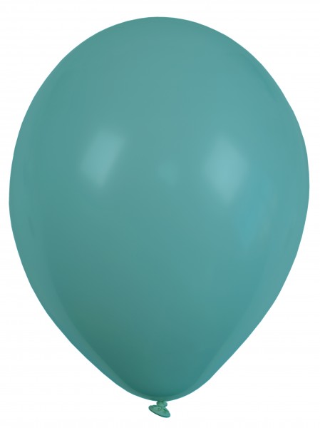 10 globos moda azul caribe 27,5 cm