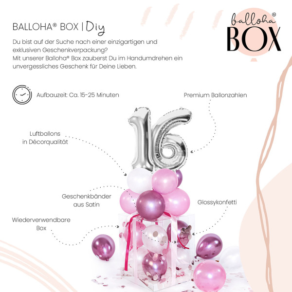 Balloha XL Geschenkbox DIY Pretty Pink 16 3