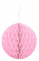 Honeycomb ball Lumina light pink 10cm