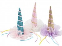 Preview: 1 unicorn party hat to clip on