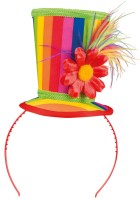 Rainbow Flower Hat Hairband