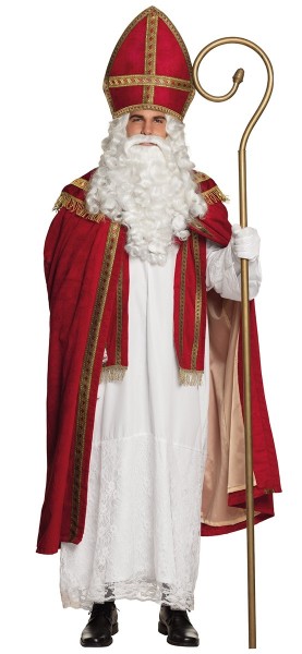 Saint Nicholas Deluxe mænds kostume