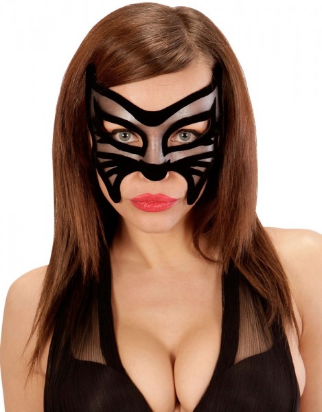 Förförisk Cat Eye Mask Transparent