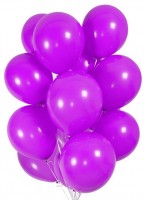 30 globos violetas 23cm
