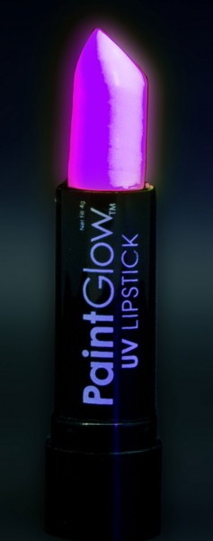 Lápiz labial púrpura neón UV